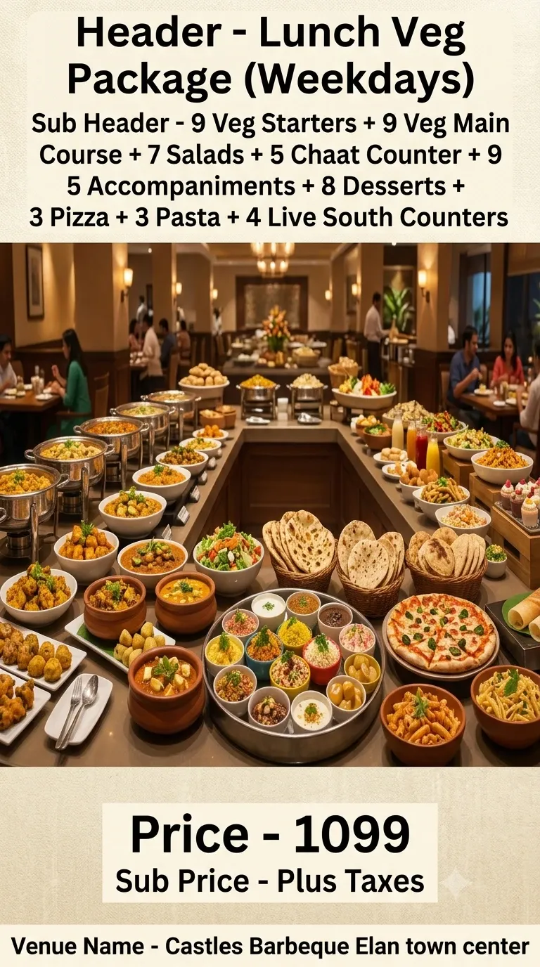 Lunch Veg Package (Weekdays)